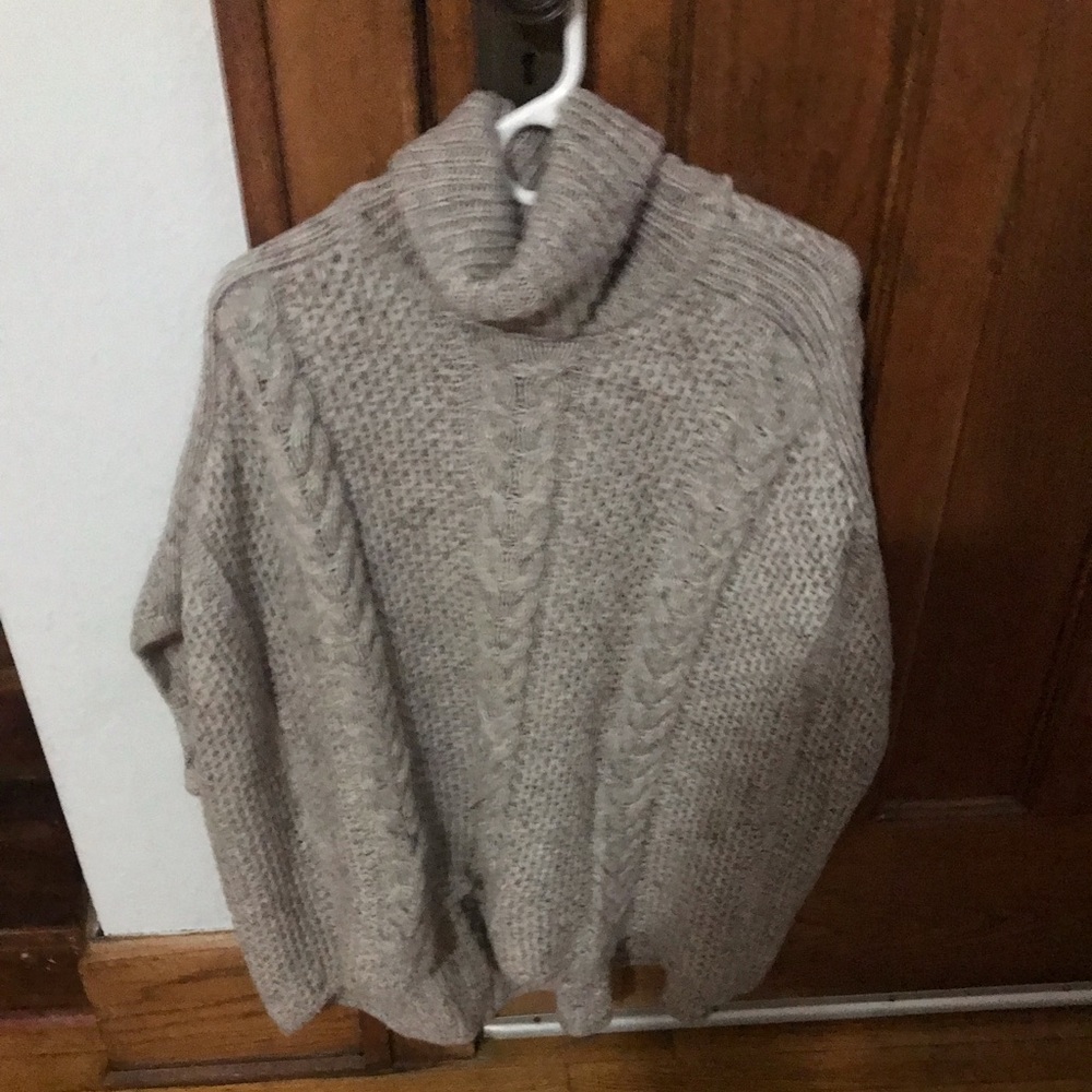 TJD sweater poncho cape. Like new!  Size M